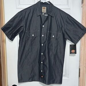 DickiesMens Short Sleeve Button Up